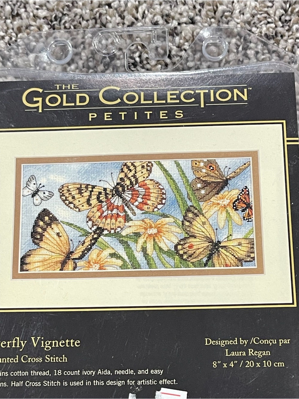 Dimensions cross stitch kit, Butterfly  Vignette.